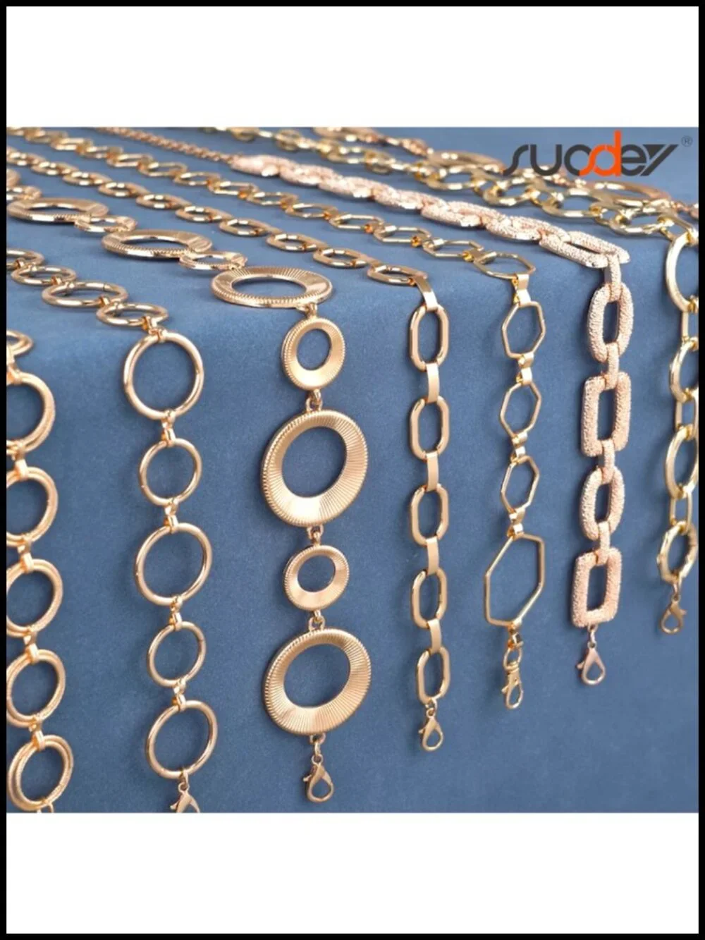 Metal Waist Chain Belt for Women, Adjustable Alloy Chain Belt for Dresses